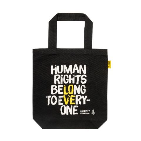 Canvas Shopper "Human Rights belong to everyone" 