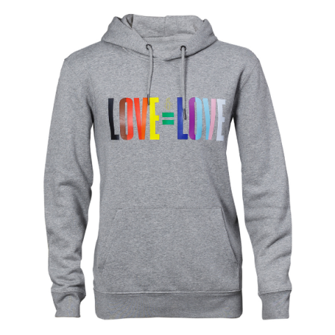 Hoodie LOVE = LOVE 