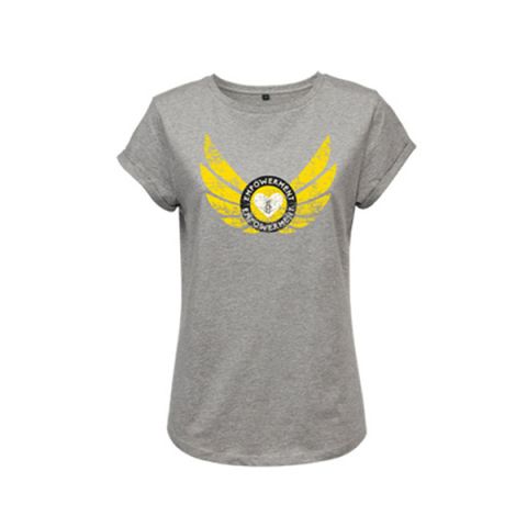 T-shirt Empowerment - geel 