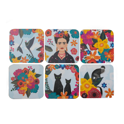 Onderzetters Frida Kahlo 