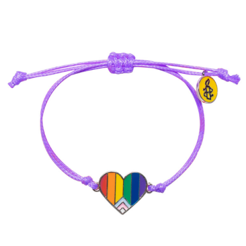 Amnesty-Icons armband Pride | paars
