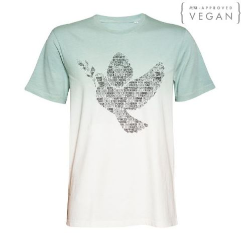 Amnesty uniseks T-shirt Peace dove | groen