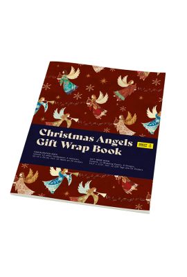 Cadeau papier boek Christmas Angels 