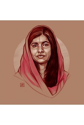 Kunstportret | Malala Yousafzai 