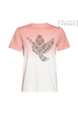 Amnesty uniseks T-shirt Peace dove | roze