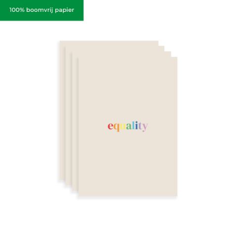 Equality, ansichtkaarten