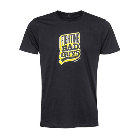 T-shirt Fighting bad guys - zwart