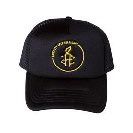 Amnesty cap - gele opdruk