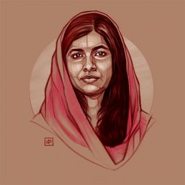 Kunstportret | Malala Yousafzai 