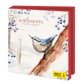 Kerstkaarten Winterbirds, Michelle Dujardin