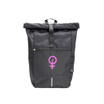 Feminist rugzak paars 