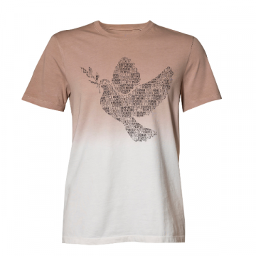 Amnesty uniseks T-shirt Peace dove - zand