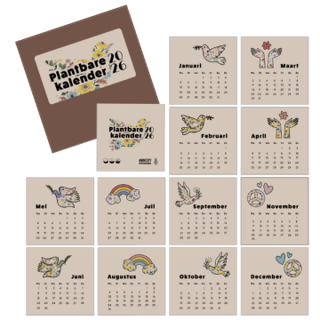 Plantbare kalender 2026