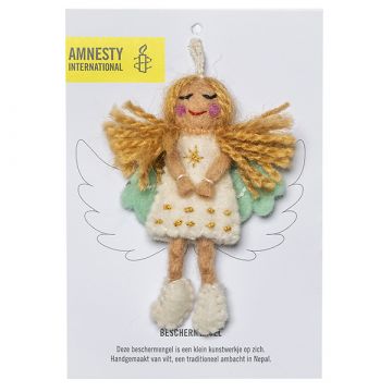 Witte beschermengel "Angel of the world" 
