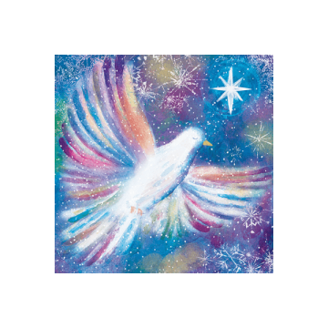 Kerstkaarten Doves in Flight