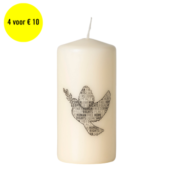 Amnesty kaars vredesduif