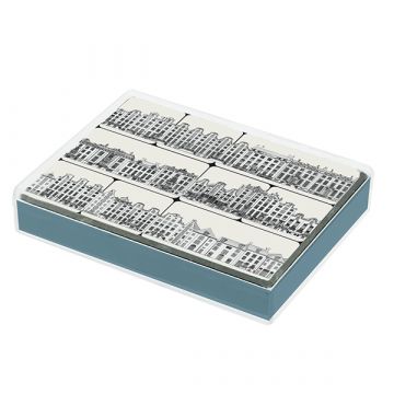 Set koelkastmagneten | Grachtenhuizen