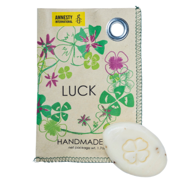 Handzeep‑bar cadeauzakje Luck
