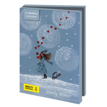 Kerstkaarten Francien van Lang, Lovely Winter