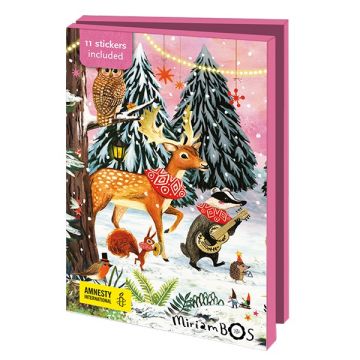 Kerstkaarten Miriam Bos Forest