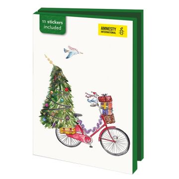 Kerstkaarten Maartje Bodt kerstboom