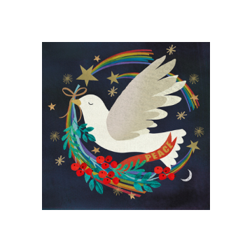 Kerstkaarten Circle Doves