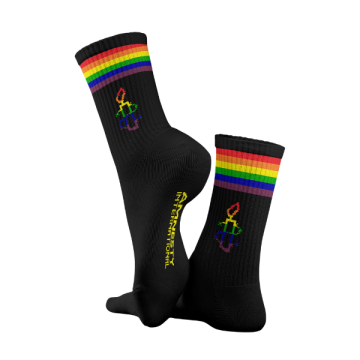Pride sokken zwart