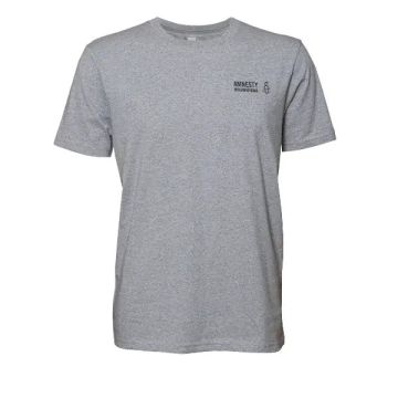 Amnesty classic logo T-shirt grijs-S