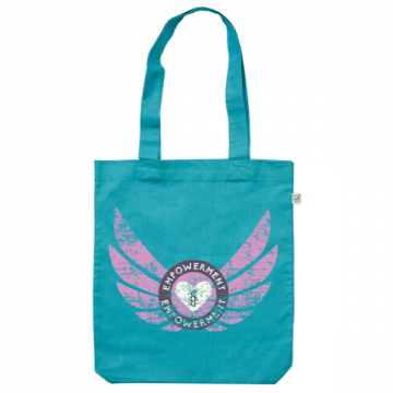 Totebag Empowerment - zeegroen