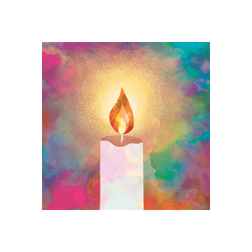 Watercolour Candles 