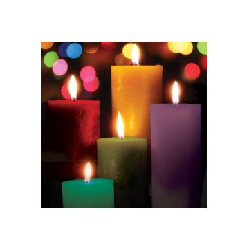 Kerstkaarten Photo Candles 