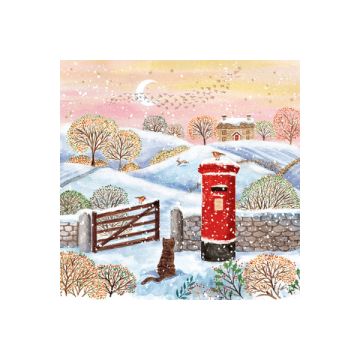 Kerstkaarten Winter Scene