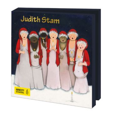 Kerstkaarten Judith Stam kerstkoor 