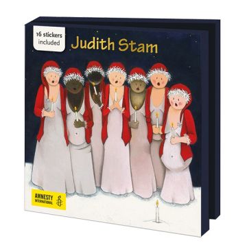 Kerstkaarten Judith Stam kerstkoor 