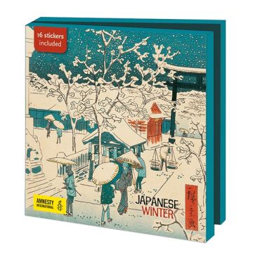 Kerstkaarten Japanese winter